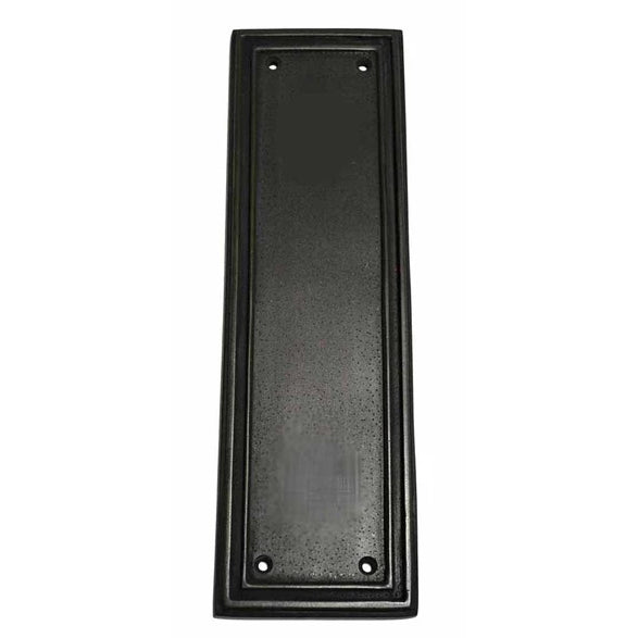 10 inch Solid Brass Classic Style Pull and Push Plate Set (Several Finishes Available)