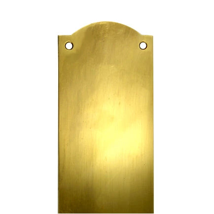 12 Inch Solid Brass Oval Push Plate