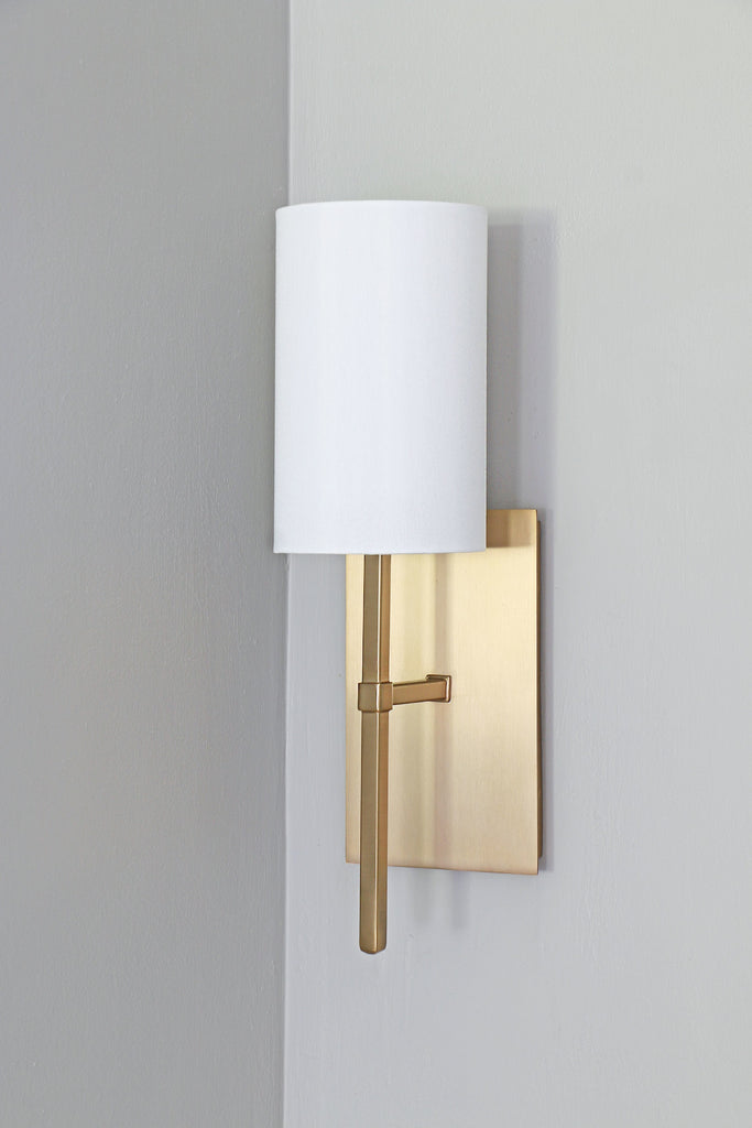 Crystorama Crystorama Veronica 1 Light Aged Brass Sconce