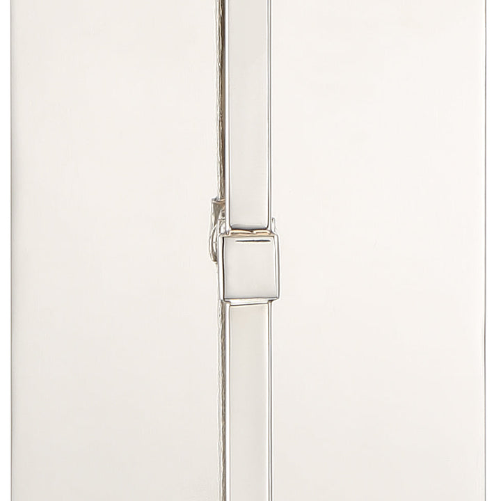 Crystorama Crystorama Veronica 1 Light Polished Nickel Sconce