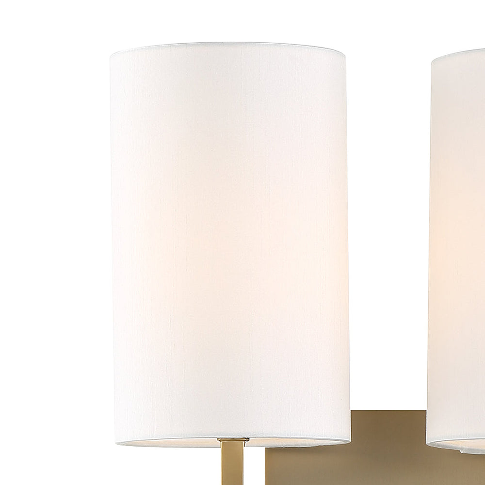 Crystorama Crystorama Veronica 2 Light Aged Brass Sconce