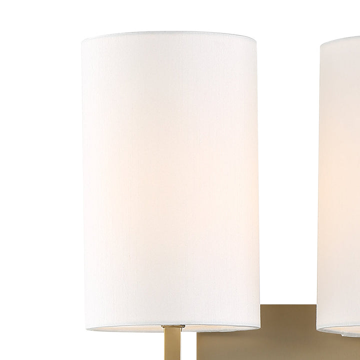 Crystorama Crystorama Veronica 2 Light Aged Brass Sconce