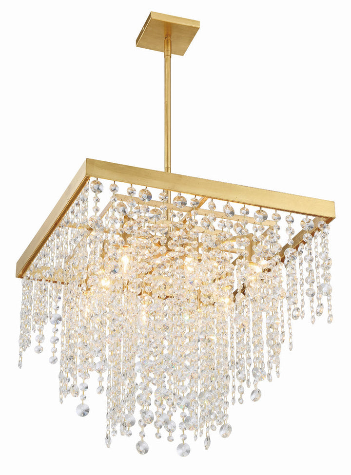 Crystorama Crystorama Winham 8 Light Antique Gold Chandelier