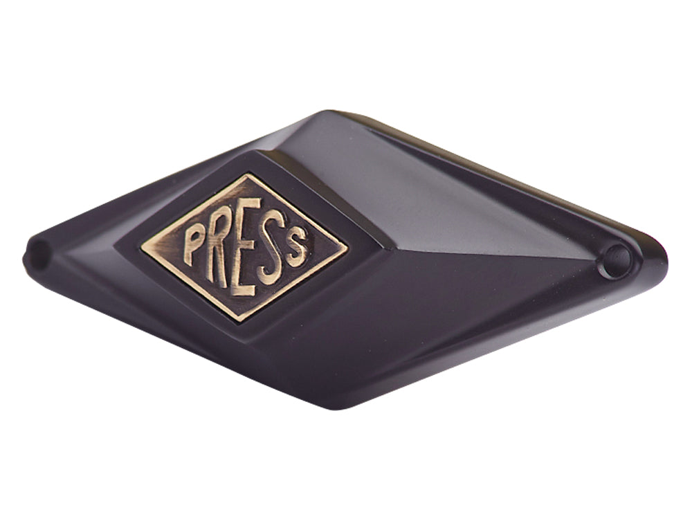 3 1/4 Inch Solid Brass Art Deco Diamond Doorbell COPPER MOUNTAIN HARDWARE