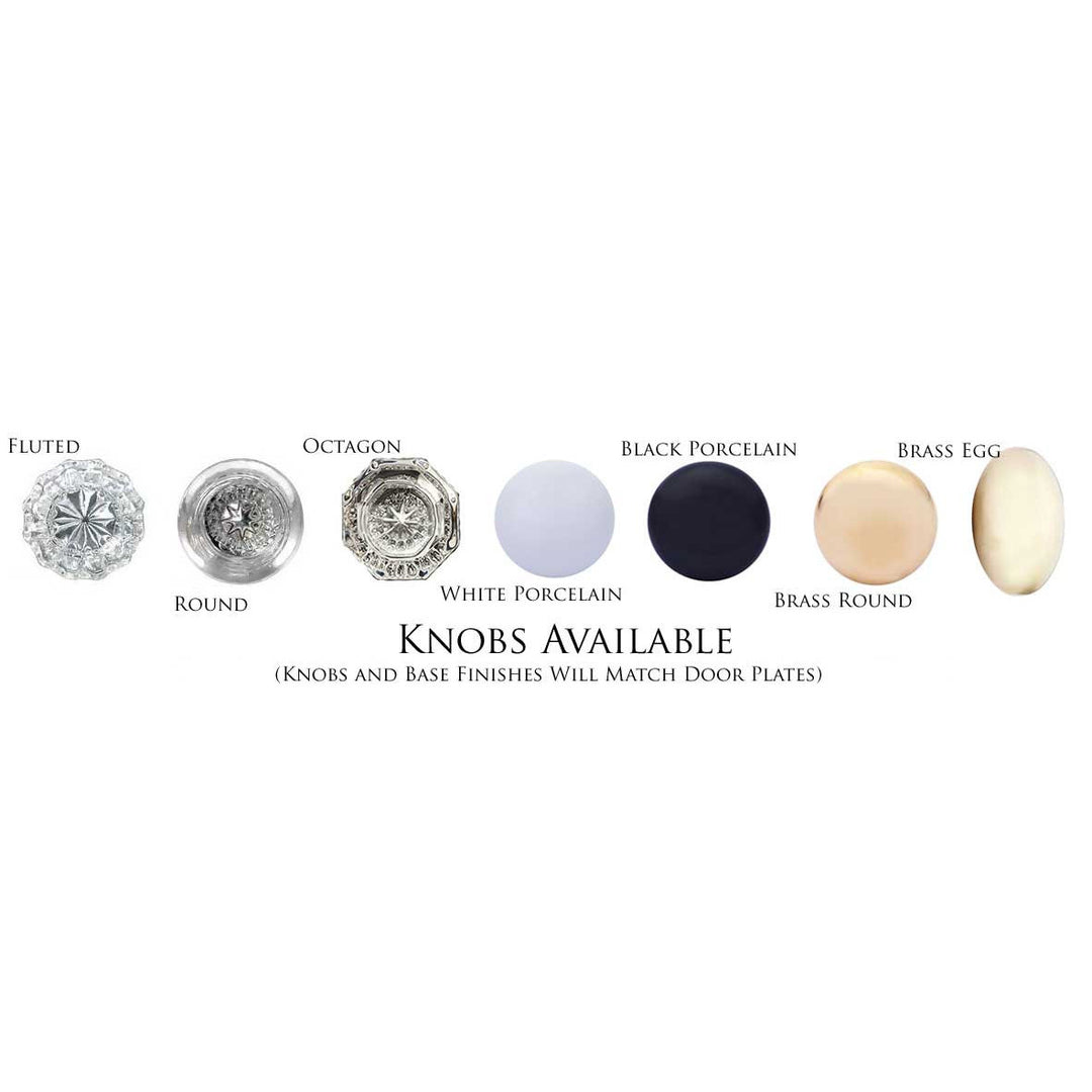 Traditional Oval Deadbolt Entryway Set (Satin Nickel) COPPER MOUNTAIN HARDWARE