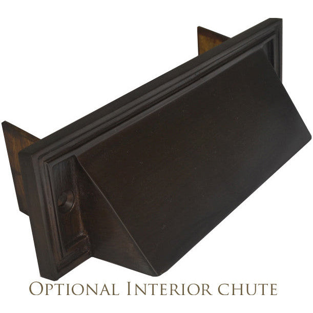 Mission Style Mail Slot (Several Finishes Available)