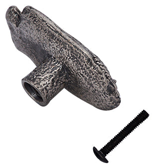 2 Inch Ocean Seaside Nautical Solid Pewter Decorative Large Fish Knob