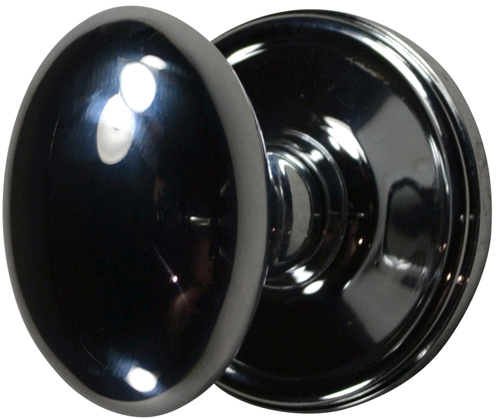 COPPER MOUNTAIN HARDWARE Solid Brass Egg Door Knob Set in Several Finishes