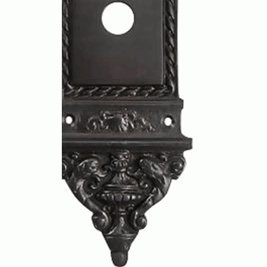 L'Enfant Solid Brass Small Backplate (Several Finishes Available)