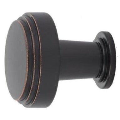 1 1/4 Inch Solid Brass Newport Knob (Oil Rubbed Bronze Finish) EMTEK