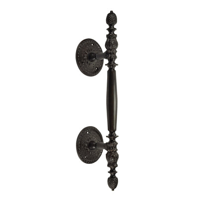 13 Inch Large Solid Brass Heavy Duty Door Pull (Black Bronze Finish) COPPER MOUNTAIN HARDWARE