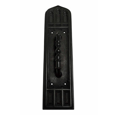 12 1/4 Inch Gothic Pull Plate (Black Bronze Finish) COPPER MOUNTAIN HARDWARE